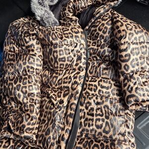 UGG Leopard Print Jacket with Black Lining